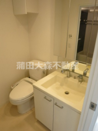 レジデンス大森の洗面所