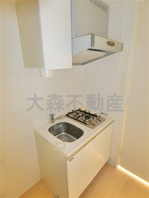 レジデンス大森のキッチン|2口ガスシステムキッチン