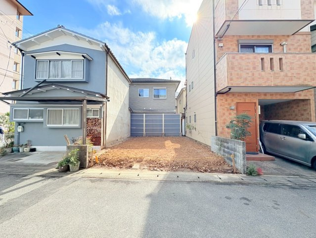 梅津中村町 条件付土地の前面道路含む現地写真