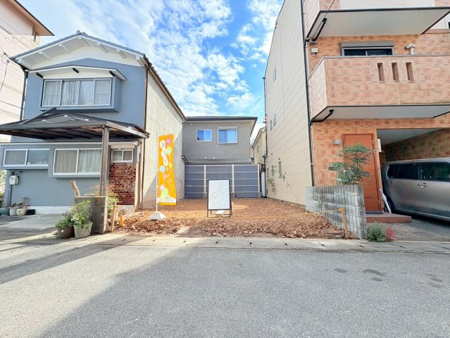 梅津中村町 条件付土地の前面道路含む現地写真