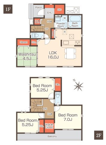 【間取り】 | ＧＲＡＦＡＲＥ　八島田字台畑　２号棟 | ★内覧予約で新米2kg★