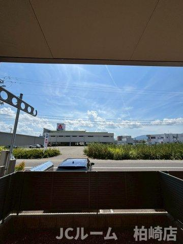 柏崎市宝町のアパートの展望