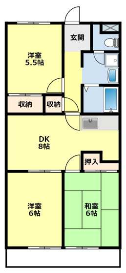 【間取り】 | ミサトピア北山