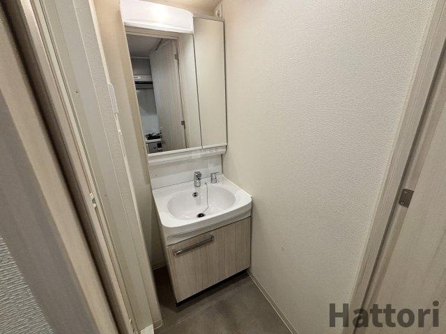 プレサンス東三国エンブレイスの独立洗面台