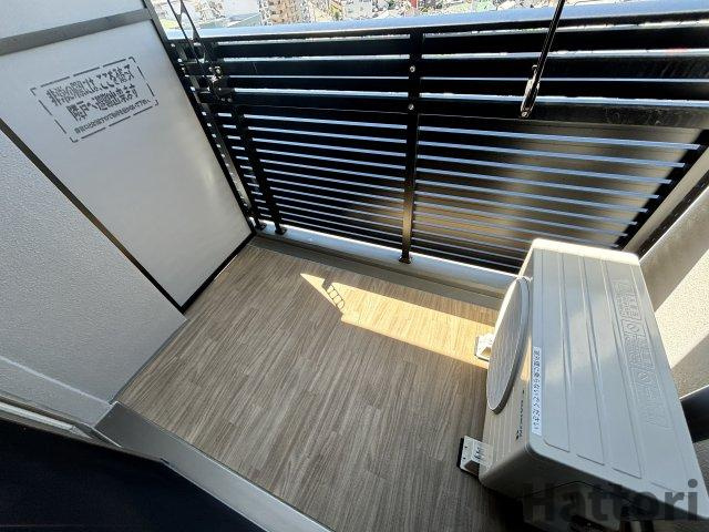 プレサンス東三国エンブレイスのバルコニー