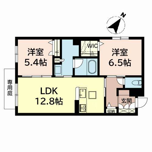 シャーメゾンはりま勝原の間取り