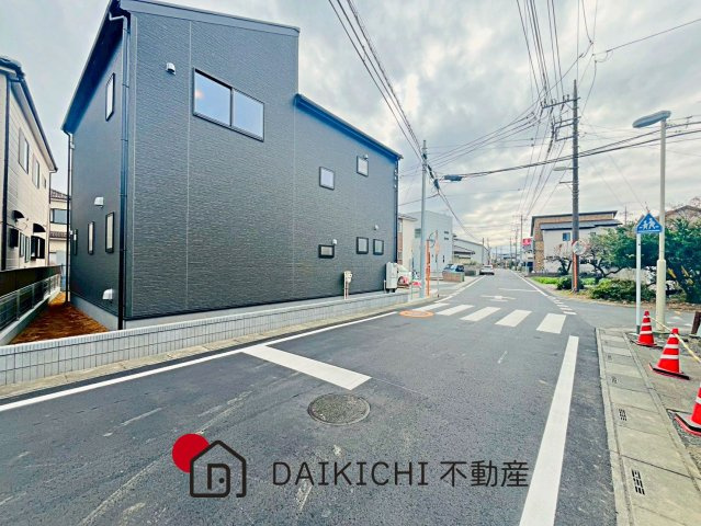 【前面道路含む現地写真】 | 鴻巣市袋第2　Livele Garden.S　新築戸建　全1棟　1号棟
