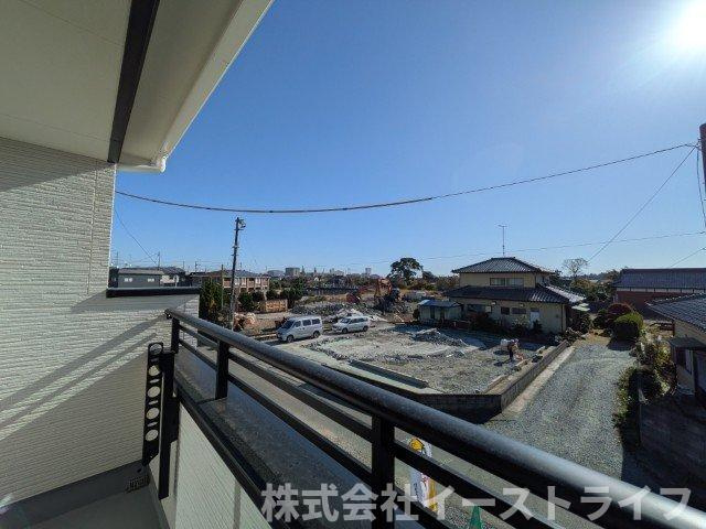 【新築戸建】　いわき市泉町下川3期5棟の展望|4号棟写真　バルコニーからの眺望です