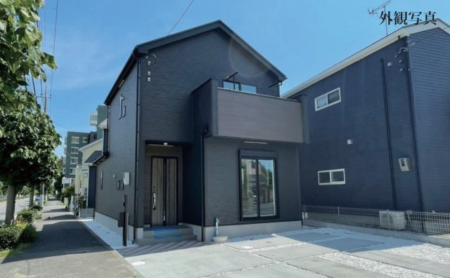 【成約御礼】平塚市札場町　敷地約48坪の広々新築戸建ての外観