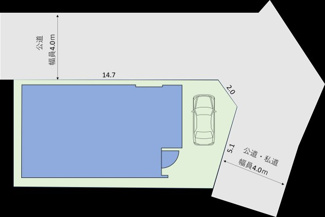 【区画図】 | 上福岡駅9分♪限定1棟