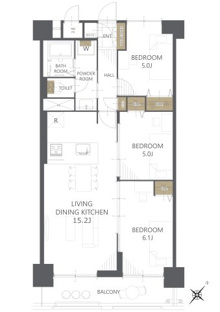 【間取り】シティコープ西葛西 