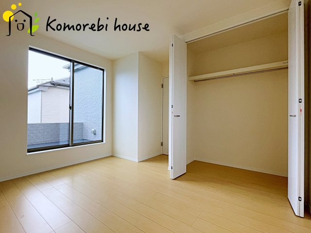 さいたま市北区別所町1128番　新築一戸建て　ハートフルタウン　Aの収納|収納が広くカラーボックスを置いて仕分けをしましょう♪
収納が苦手な方もこの広さならスッキリ片付け上手♪