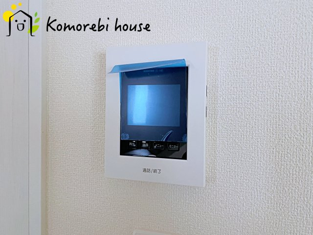 さいたま市北区別所町1128番　新築一戸建て　ハートフルタウン　Aのセキュリティ|外が見えて安心なモニター付きインターホン♪
防犯面も安心ください！