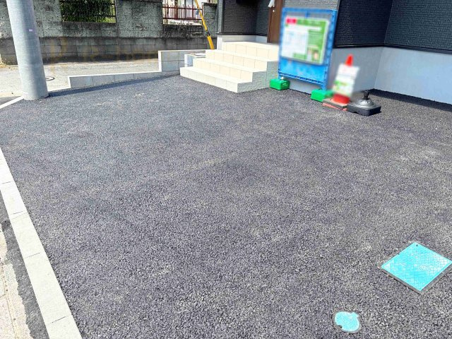 取手市宮和田第7　新築戸建て　1号棟の駐車場|カースペースは2台お停めいただけます♪