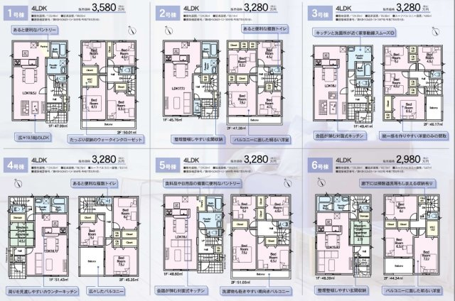 伊勢原市下糟屋新築戸建て　第9-1号棟の間取り