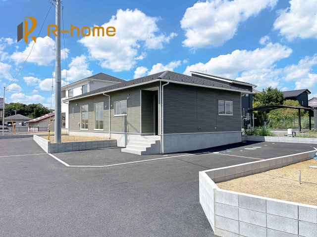 常総市豊岡町第2　新築戸建て　2号棟の外観|ご予約を頂ければ、『平日』はもちろん『早朝』や『夜間』もご見学可能です♪お気軽にお申し付けください♪