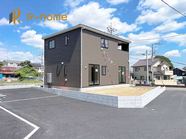 常総市豊岡町第2　新築戸建て　1号棟の外観|ご予約を頂ければ、『平日』はもちろん『早朝』や『夜間』もご見学可能です♪お気軽にお申し付けください♪