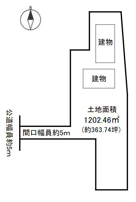 知多郡武豊町字平井　レオパレスM　Ⅱの区画図