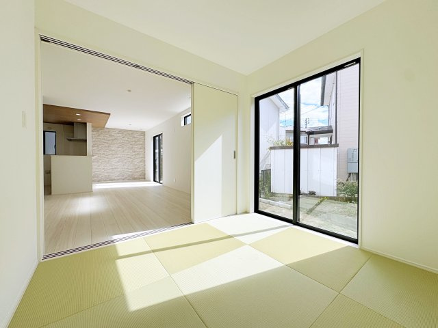 新築戸建・建売　郡山市富田町字大徳南　GRAFARE　全4棟の和室|用途に応じてアレンジのできる洋風も取り入れた和室！