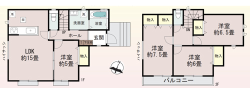 北本市東間8丁目230番　新築戸建　全1棟　1号棟の画像