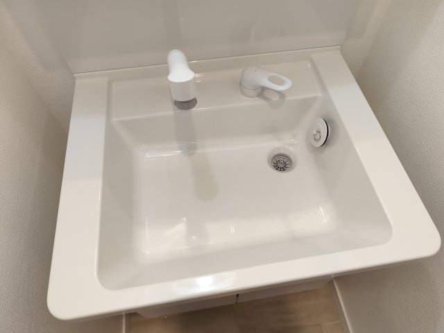 弦巻邸の洗面所