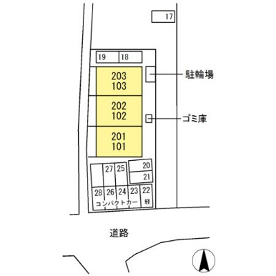 【区画図】 | HARU＿晴Ⅱ