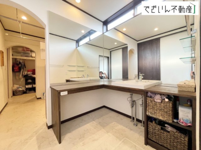 【独立洗面台】 | 熊谷市上之　【平屋】中古住宅   | 現地(2025年9月撮影)