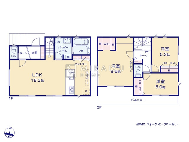 【間取り】 | 陽の光をたっぷりと浴びながら気持ち良く生活が出来ます。夢のマイホーム、夢ではなく実現出来ます！見学・ご相談等、お気軽にご連絡下さい。
