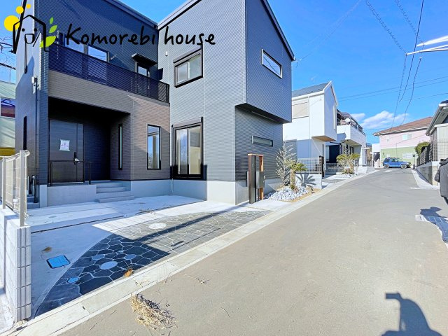 蓮田市御前橋1丁目　新築一戸建て　スマートワンシティ　02の前面道路含む現地写真|26.1.23撮影済み