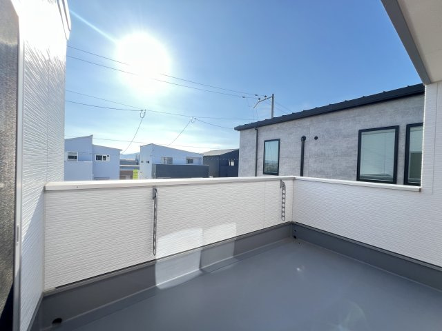 橿原市曲川3丁目全5区画のバルコニー|眺望良好のバルコニーです
