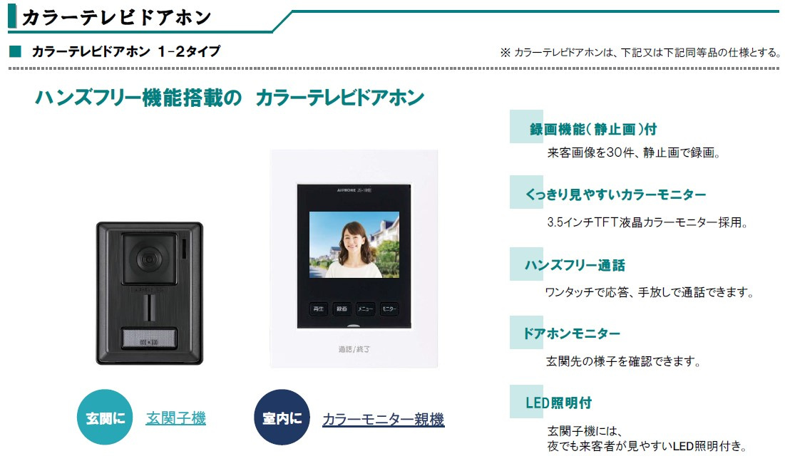 垂水区本多聞６丁目新築戸建（A号棟）の防犯設備