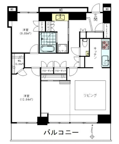 【間取り】 | W Comfort Towers EAST