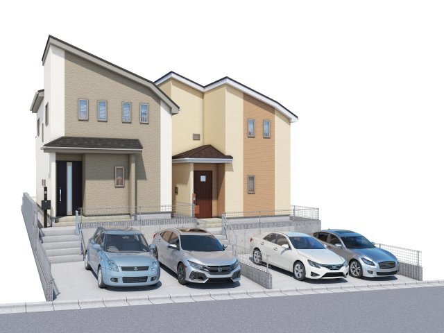 垂水区本多聞６丁目新築戸建（B号棟）の完成予想図