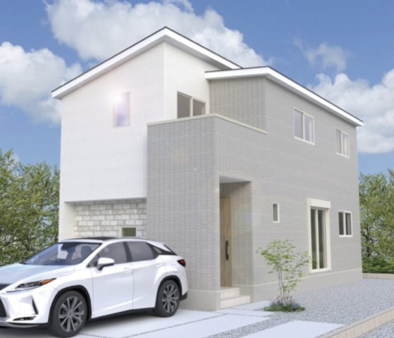 【外観パース】 | 鴻巣市松原第4期　ワイウッドコート　新築戸建　全10棟　4号棟 | 4号棟