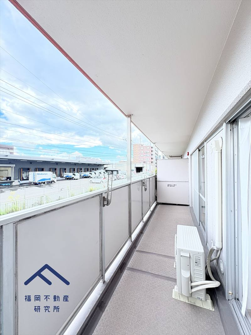 サーパス松島のバルコニー