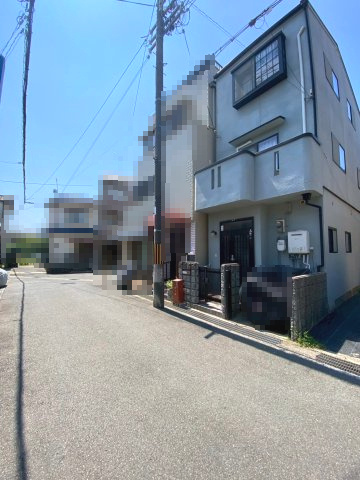 【価格改定】向日市寺戸町山縄手の前面道路含む現地写真|前道綺麗に整備されております。