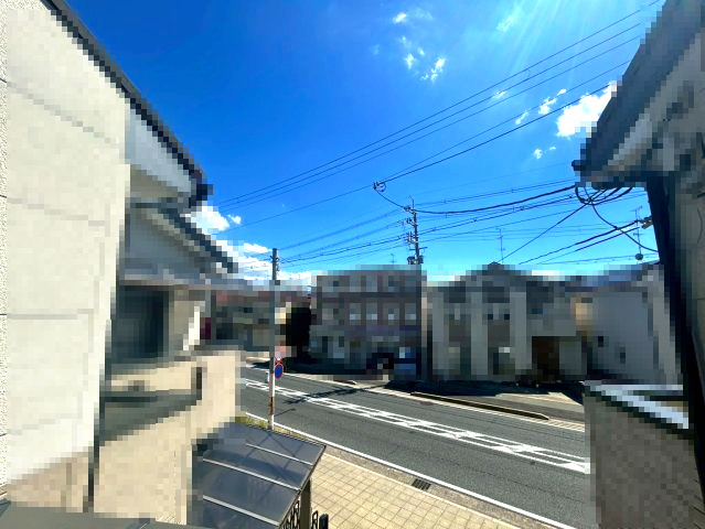 【価格改定】向日市上植野町伴田の展望|大通りが眺められる眺望です！