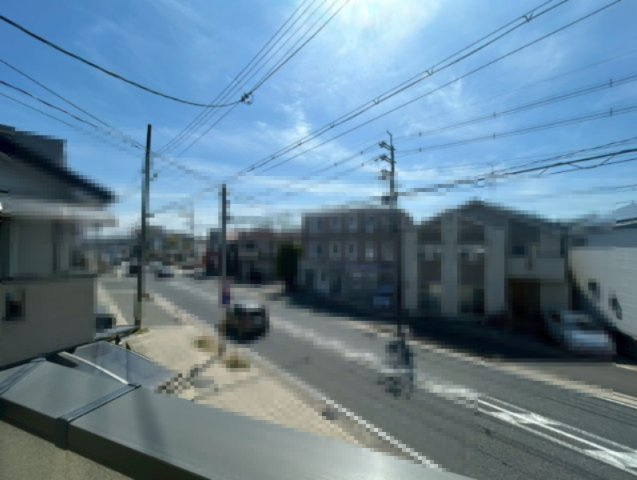 【価格改定】向日市上植野町伴田の展望|大通りが眺められる眺望です！