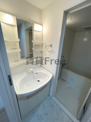 【独立洗面台】 | ドゥーエ森ノ宮　仲介手数料無料
