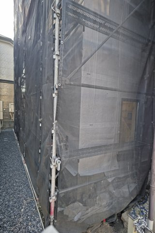 練馬区田柄３丁目のアパートのエントランス