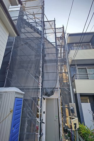 練馬区田柄３丁目のアパートの外観