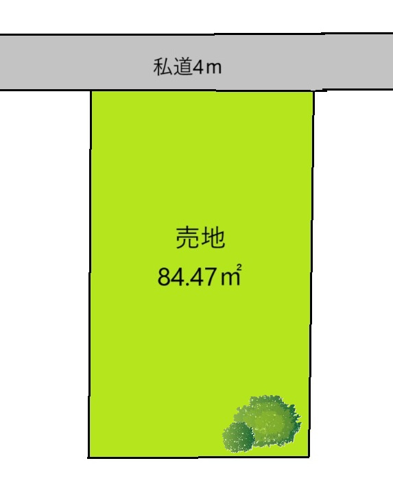 小田急線「生田」売地の画像