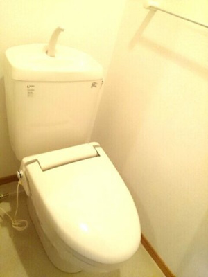 【トイレ】 | サンヴィレッジ　Ａ | コンパクトで使いやすいトイレです