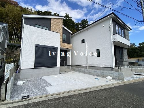 【外観】 | 【仲介手数料０円】藤沢市城南1期　新築一戸建て　1号棟　全2棟 | 【仲介手数料０円】藤沢市城南1期　新築一戸建て　全2棟