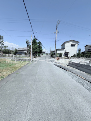 【前面道路含む現地写真】 | 浜松市中央区笠井新田町 3期 新築一戸建て 1号棟 | 前面道路含む現地写真です