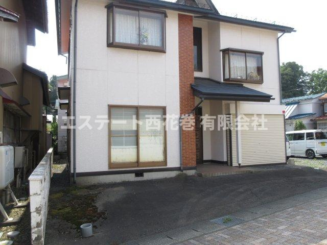 【商談中】花巻市愛宕町　土地建物の外観