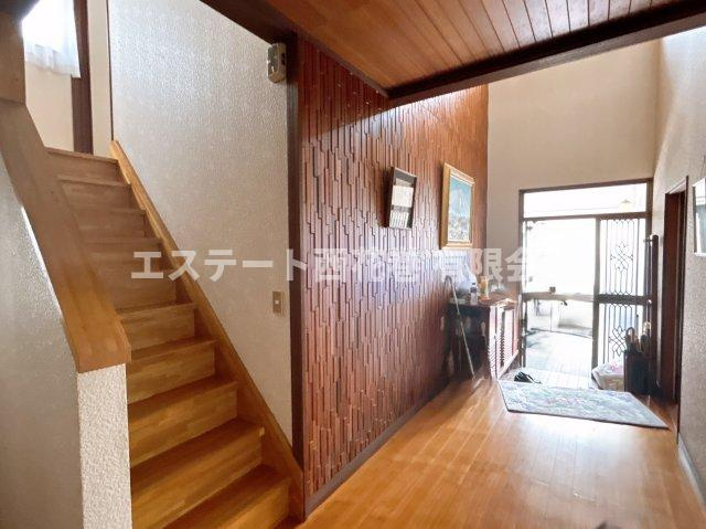 【商談中】花巻市愛宕町　土地建物の玄関