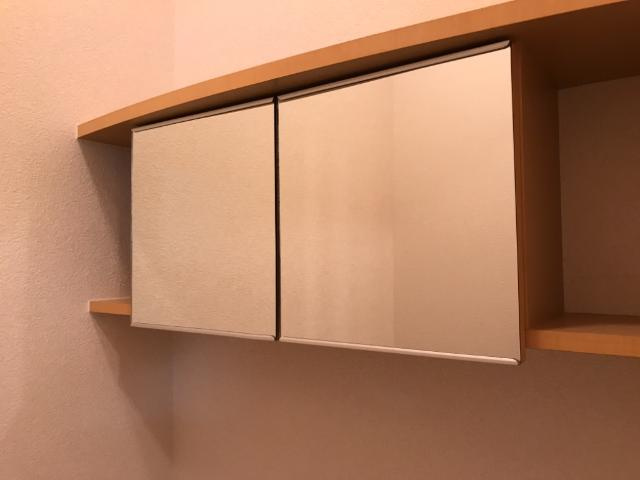 パルティールＹの収納|ミラー付トイレ収納