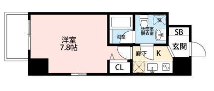 【間取り】 | シャルマンパレ神戸花隈