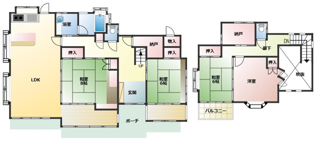 【間取り】 | 北区梶尾町